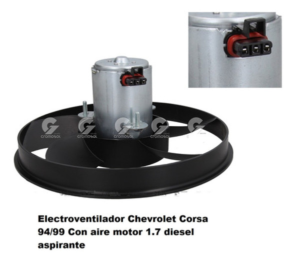 Electro Corsa Diesel Motor Y Paleta ( Tres Cables) 0