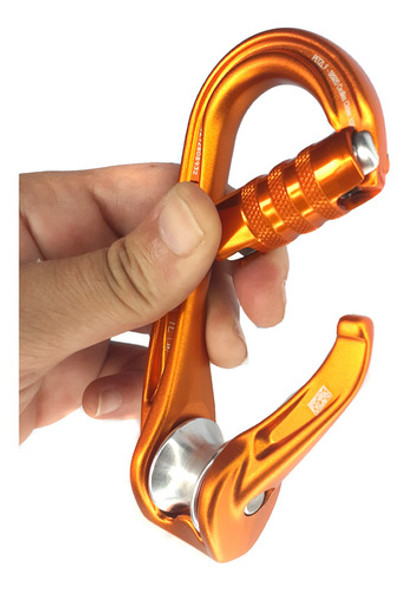 Polea Mosquetón Petzl Rollclip A Con Apertura Automática 1