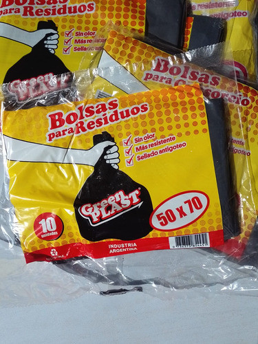 Bolsa De Consorcio Resistente Antigoteo 50x70, 10 Unidades 1