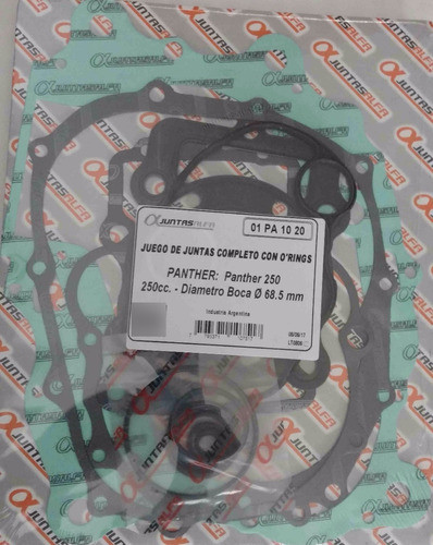 Juego Juntas Motor Completo Dayama Tr 250 1