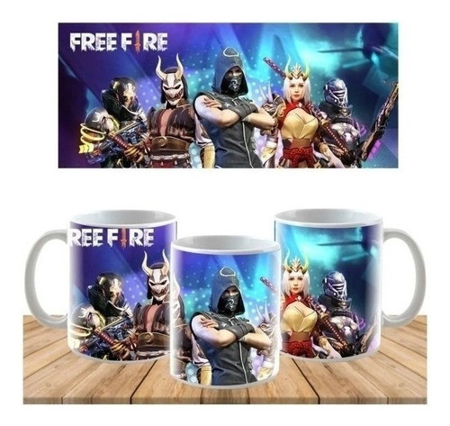 Plantillas Sublimación Tazones - Free Fire Tazas 10 Diseños 0
