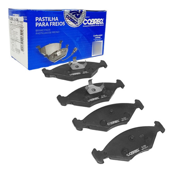 Kit X4 Pastillas De Freno Cobreq Vw Gol Saveiro 2005 0 Kit X4 Pastillas De Freno Cobreq Vw Gol Saveiro 2005 0