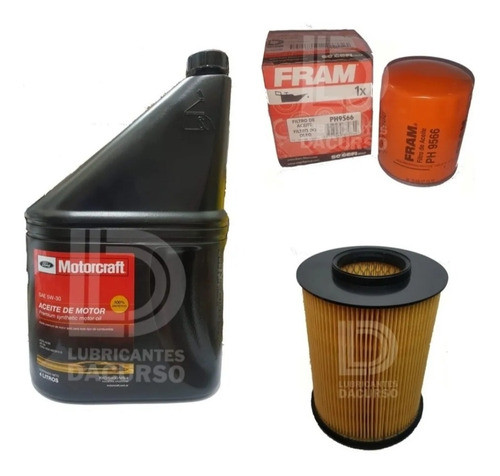 Kit De 2 Filtros Ford Kuga 1.6 + Motorcraft 5w30 Sintetico 1