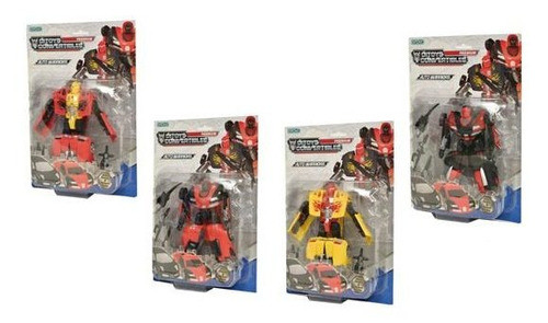 Auto Warriors 4 Modelos Convertibles 1676 Ditoys 0