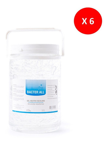 Gel Neutro Bacter All X 1 Kg X 6 Unidades 0 Gel Neutro Bacter All X 1 Kg X 6 Unidades 0