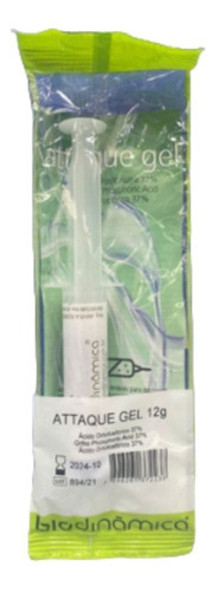 Ácido Grabador Ataque Gel37% Biodinamica Jer 12g Odontologia 0