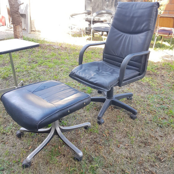 Poltrona Sillon Lounge Chair Oficina Apoyapies Escritorio 1