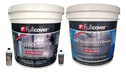 Microcemento + Base Niveladora + Sellador + Laca X 5 M2 0