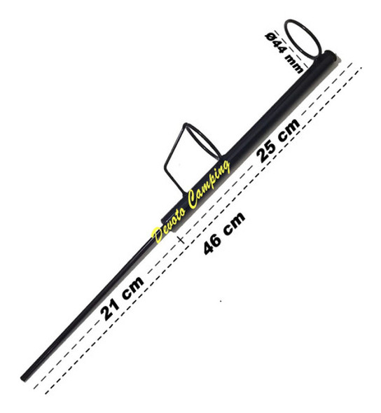 Posacaña Desmontable Tsk 46 Cm Pesca Varia Rio Portatil 1