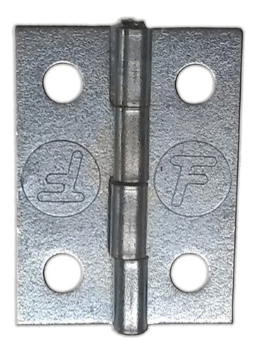 Bisagra Libro Hierro Zincado - 32mm - 4 Cajas X 50 U. - Fdn 0