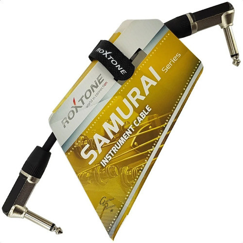 Cable Interpedal Profesional Plug Angular 90 Ficha Metalica 0