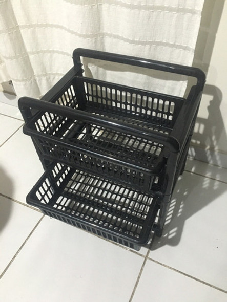 Verdulero Organizador  Cocina C/2 Canastos Extraibles Tb0627 0