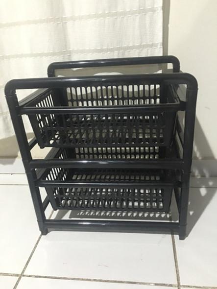 Verdulero Organizador  Cocina C/2 Canastos Extraibles Tb0627 1