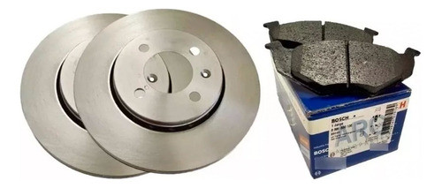 Kit Discos Freno + Pastilla Delantera Voyage Gol Trend Bosch 0