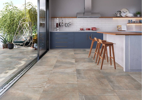 Porcelanato Piso Exterior Antideslizante 60x60 Arizona Gray 1