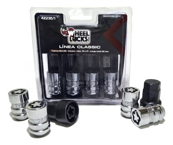 Tuerca Bulon Seguridad Antirrobo Peugeot 504 A5 0