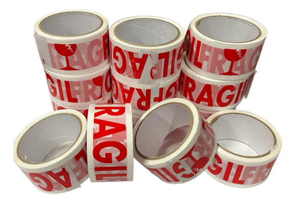 Cinta Fràgil X10u Adhesiva Embalaje 48mm X 50mts Pack X10u 0 Cinta Fràgil X10u Adhesiva Embalaje 48mm X 50mts Pack X10u 0