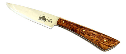 Cuchillo Artesanal Asado Premium Vaina Cuero  Filo Parrilla 0