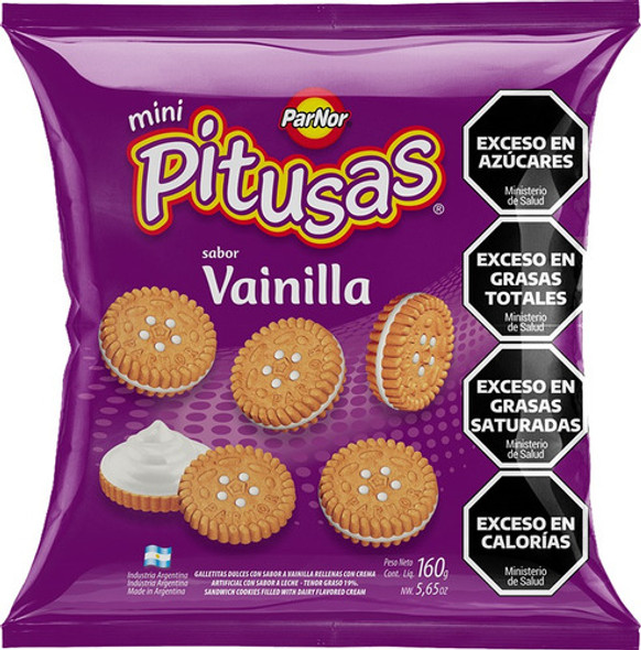 Galletitas Pitusa Vainilla X160 Grms *golosinas Del Sur* 0
