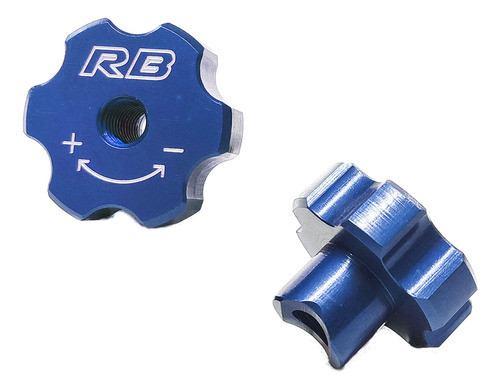 Tuerca Regula Freno Universal 6mm Azul Rb 0