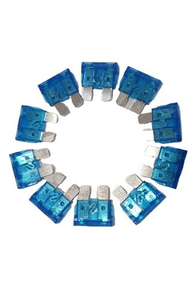 Fusibles Planos 15 Amper Para Auto Camion X 10 Unidades 0
