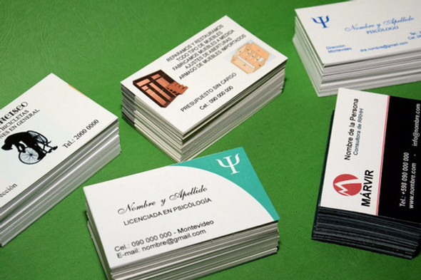 200 Tarjetas Personales Profesionales Comerciales Imprenta 1