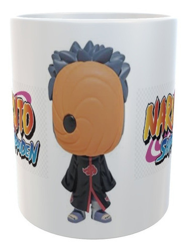 Taza Cerámica Obito Uchiha Naruto Funko Pop Sublimada 0