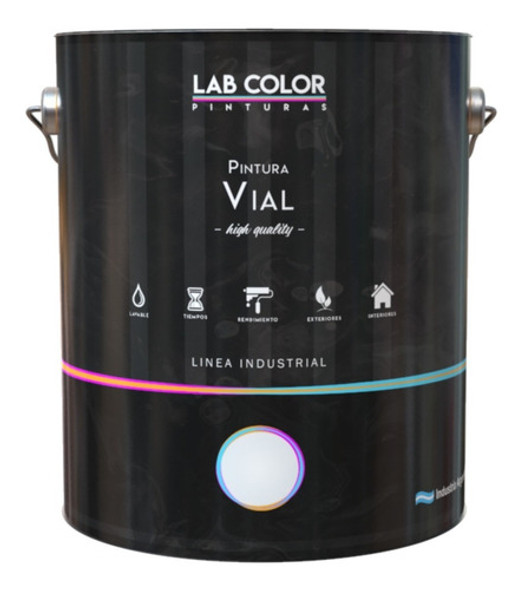 Pintura Vial Para Carpetas De Cemento 10 Litros 0