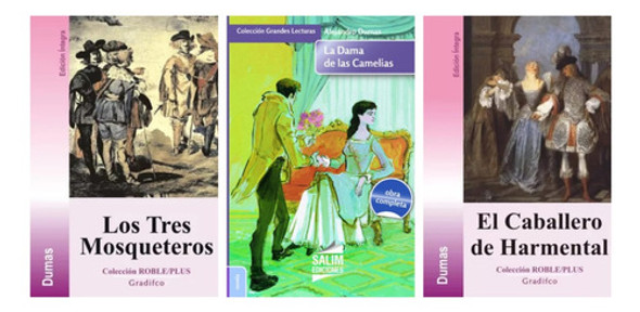 Lote X 3 Libros - Alejandro Dumas 0 Lote X 3 Libros - Alejandro Dumas 0