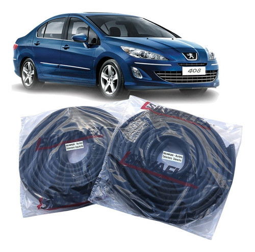 Burletes Para 2 Puertas Delanteras (kit 2 Unidades) Peugeot 408 4p Silvaflex 0