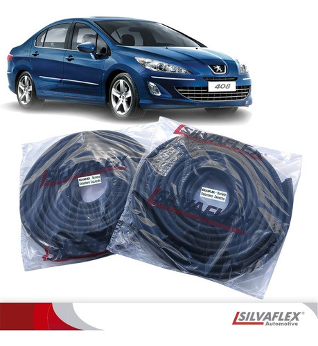 Burletes Para 2 Puertas Delanteras (kit 2 Unidades) Peugeot 408 4p Silvaflex 1