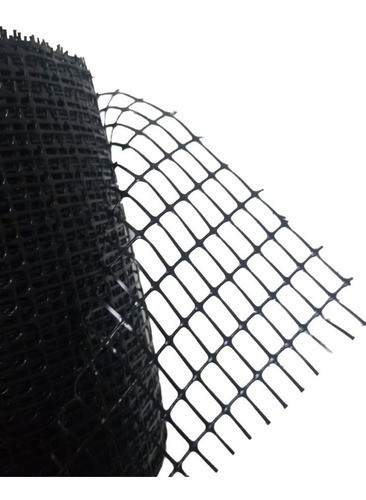 Cerramiento Tejido Malla Pvc Negro 1x30 Mt Balcon / Cerco 1