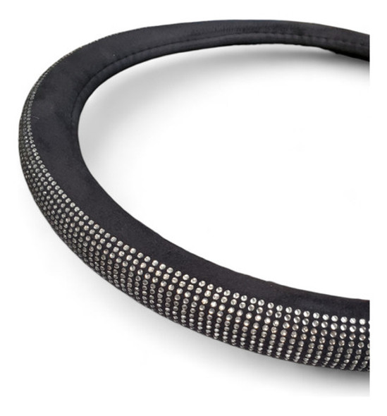 Cubre Volante Brillante Plateado Brillo Diamond Universal 38 0 Cubre Volante Brillante Plateado Brillo Diamond Universal 38 0