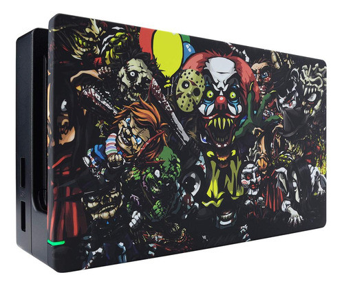 Tapa Frontal Para Dock De Nintendo Switch Extremerate Scary 0