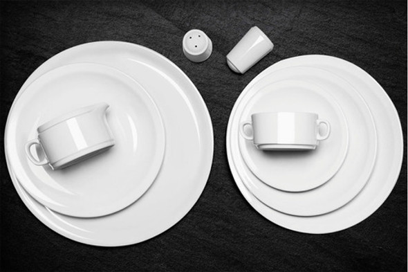 Set X4 Taza Desayuno Cafe Vajilla Porcelana Tsuji 450 1