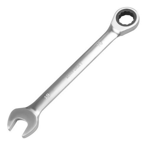 Llave Combinada Con Crique 19 Mm Black Jack Cromo Vanadio 0