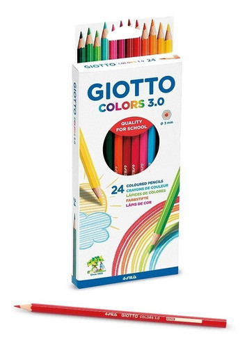 Lapices Escolares Giotto Colors 3.0 X12 Colores Pack 5 Cajas 1