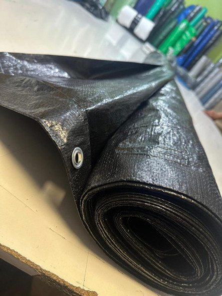 Cubre Cerco Negro Con Ojales ,2m De Ancho X 12m De Largo 1