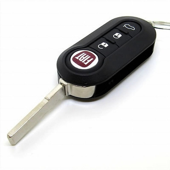 Carcasa+llave Navaja Para Fiat Doblo-palio-siena-qubo-500 1