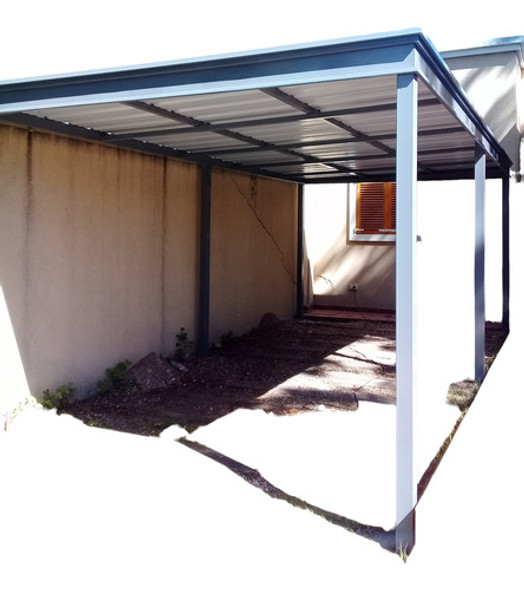 Techo Garage Cochera Chapa Negra Galvanizada Sinusoidal 0
