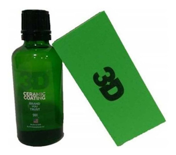 Ceramic Coating - Sellador Cerámico 30 Ml - 3d 1