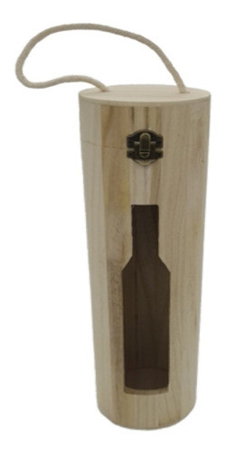 Caja Portabotella De Vino De Madera 10x35cm Crystal Rock 0