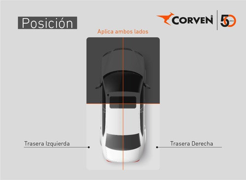 Amortiguador Corven Renault R21 Tras. Izq-der. 1