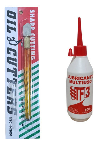 Cortante De Vidrio Para Azulejos De Mosaiquismo + Aceite 0
