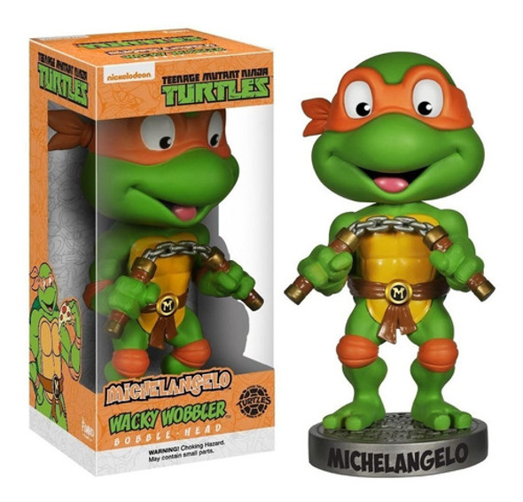 Michelangelo Tortugas Ninja Wacky Wobbler Bobble Head 0