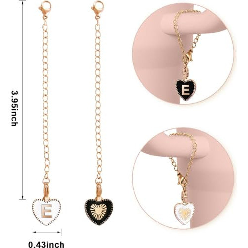 Identificador Para Vaso Dije Con Cadena Letra B 2u Corazon 1