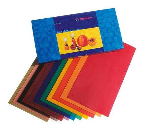 Cera Para Decorar Velas Laminas Anchas X 12 0