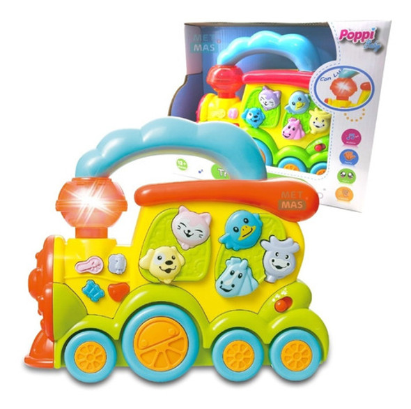 Tren Infantil Musical Didactico Interactivo Animalitos Poppi 0 Tren Infantil Musical Didactico Interactivo Animalitos Poppi 0