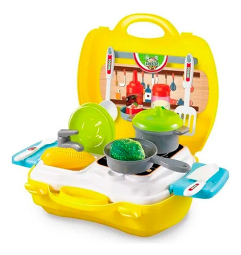 Valija De Cocina Chef, Juguete X 25 Piezas - 12107 0