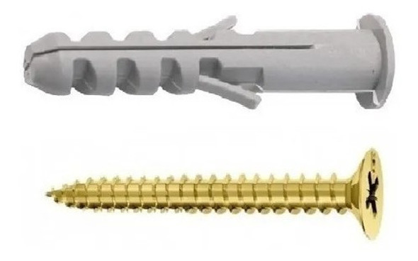 Kit De Tarugos Nº8 Y Tornillos X 50 Unidades Fischer 0